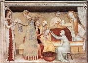 The Birth of the Virgin GIOVANNI DA MILANO